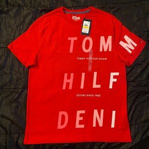Tommy Hilfiger Denim- Men's Nickerson Logo Graphic T-Shirt - (Medium)